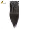 Remy 24 Inch Clip In Hair Extensions 100% Virgin In Bulk OEM