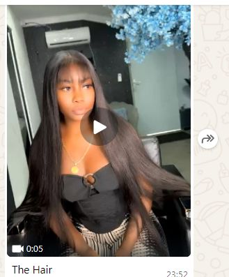 ultimo caso aziendale circa L'effetto dei nostri pacchi di capelli dopo averli indossati