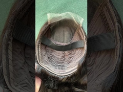 Perrucca per capelli umani vergini al 100% con cintura