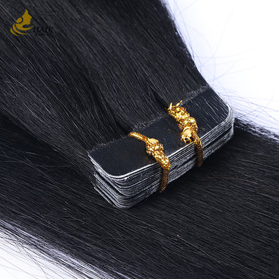 Cuticule allineato 16 pollici Nello strumento di estensione dei capelli Vergine Remy parrucche nero