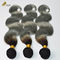 Capelli da ombra brasiliani personalizzati 24 pollici estensioni di capelli fasci di tessuto