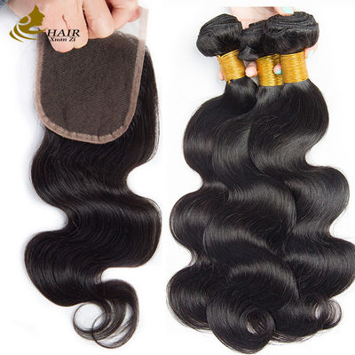 Oem Remy Estensioni di capelli umani Fusioni di capelli con chiusura