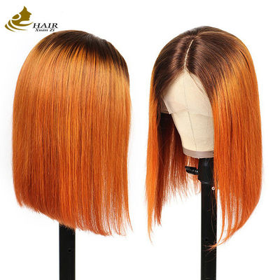 Colore personalizzato Bob parrucca capelli umani parrucche brasiliane pizzo parrucca anteriore