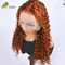 Borgoña Perrucche personalizzate per capelli umani Afro Kinky Curly Style