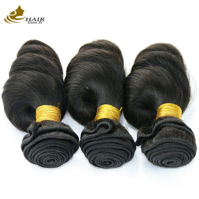Naturale nero Cambogia vergine 16 pollici capelli brasiliani libera onda OEM