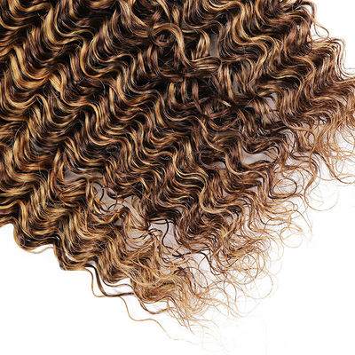 Pianoforte 4/27 Ombre Estensioni di capelli umani Deep Wave Hair Bundles