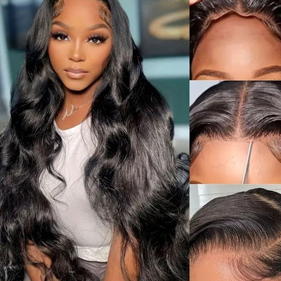 Materiale capelli capelli umani capelli umani pizzo parrucca 14"-30" con cinture regolabili