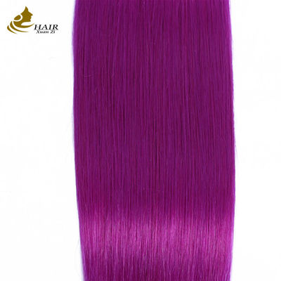 Capelli Umani Violati Stretti Bundle Vergine Estensioni di trama di capelli umani