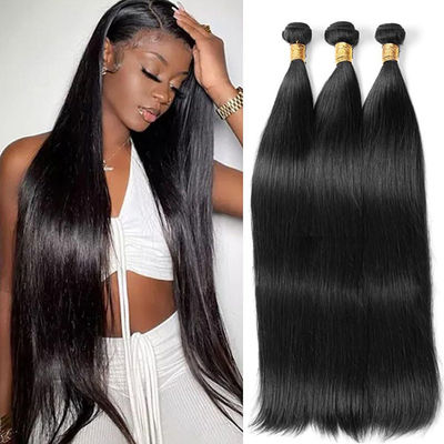 12 a Venditori Capelli umani Cuticule vergine Capelli umani allineati 100 fasci di capelli