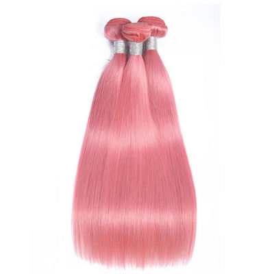 100% di fabbrica all'ingrosso di capelli umani rosa non trasformati