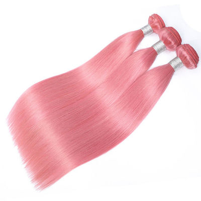 100% di fabbrica all'ingrosso di capelli umani rosa non trasformati