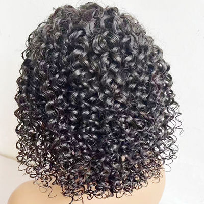 Ingrosso 13X6 13X4 HD Brazilian Curl Transparent Lace Human Front Hair Wig
