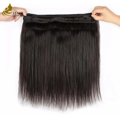 Grado 12A indiano brasiliano 100% Remy cruo, estensione di capelli umani vergini, nero naturale
