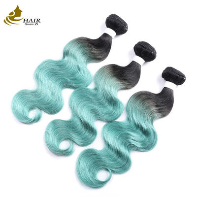 Vendita diretta di fabbrica Capelli umani vergini vietnamiti 1b/Bundle di capelli dritti blu
