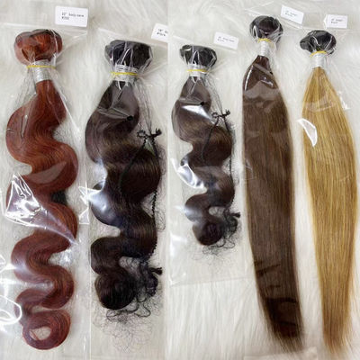 Non trasformato Brasiliano Straight Wholesale Ombre Estensioni di capelli umani Fasci di tessuto