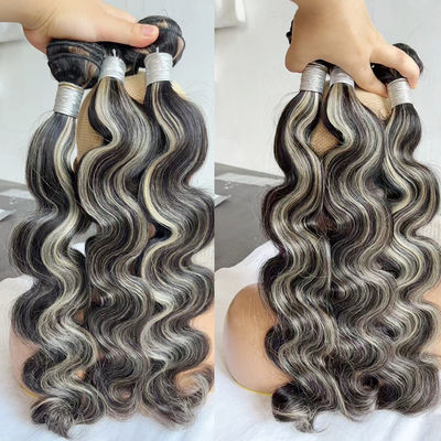 Non trasformato Brasiliano Straight Wholesale Ombre Estensioni di capelli umani Fasci di tessuto