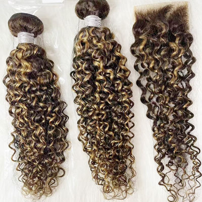 Non trasformato Brasiliano Straight Wholesale Ombre Estensioni di capelli umani Fasci di tessuto