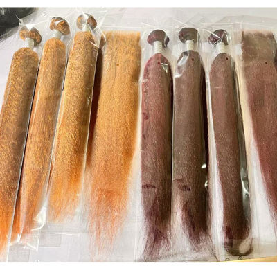 Ingrosso Ombre Estensioni di capelli umani brasiliani Kinky Straight Yaki Hair Weave Bundles
