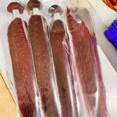 Ingrosso Ombre Estensioni di capelli umani brasiliani Kinky Straight Yaki Hair Weave Bundles
