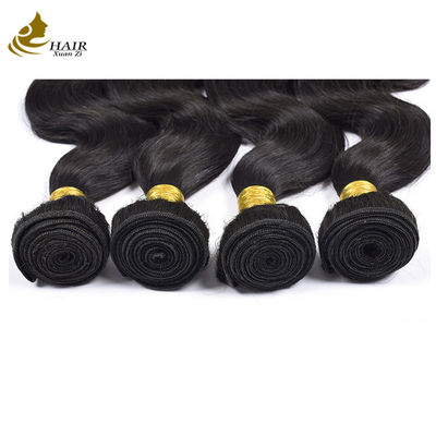 Indiano Brasile Remy capelli umani in nero naturale