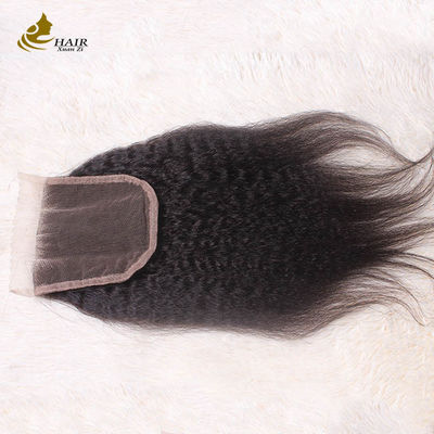 Ingrosso Naturale Cuticule Nera allineata Vergine Indiana Kinky Retta Capelli Umani fasci