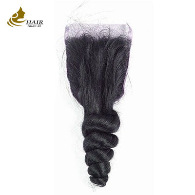 Fusioni di capelli brasiliani Capelli umani Fusioni a onde libere con chiusura