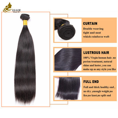 Barato brasiliano cuticule allineato grezzo 100% vergine rettilineo capelli umani fascio
