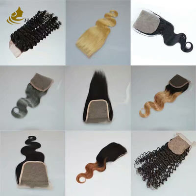 Capelli umani vergini cinesi 4X4 13*4 chiusi in pizzo