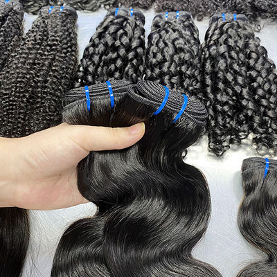 100% capelli brasiliani non trasformati ingrosso capelli umani vergini fasci di corpo onda