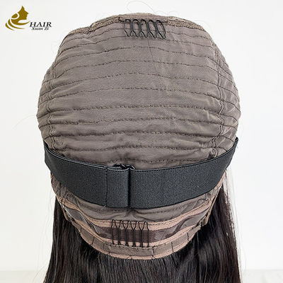 Capelli vergini brasiliani Testa dritta Top di seta Full Lace Parrucche per donne Capelli umani