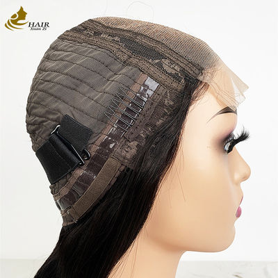 Capelli vergini brasiliani Testa dritta Top di seta Full Lace Parrucche per donne Capelli umani