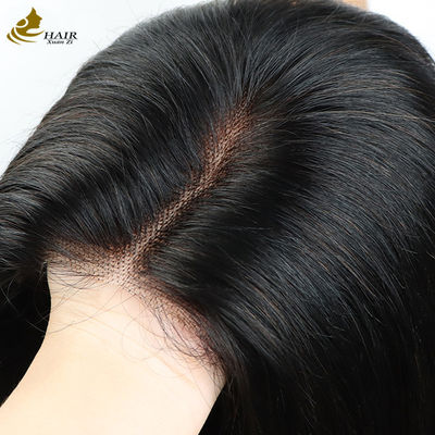 Capelli vergini brasiliani Testa dritta Top di seta Full Lace Parrucche per donne Capelli umani