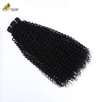 Cuticule di fabbrica allineata vietnamita grezza 100% vergine doppia disegnata Afro capelli ricci umani fascio