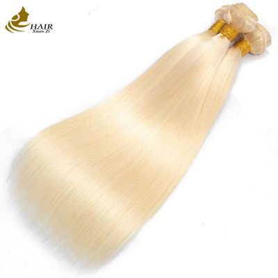613 Bionda 100% capelli umani estensione vergine fasce rette