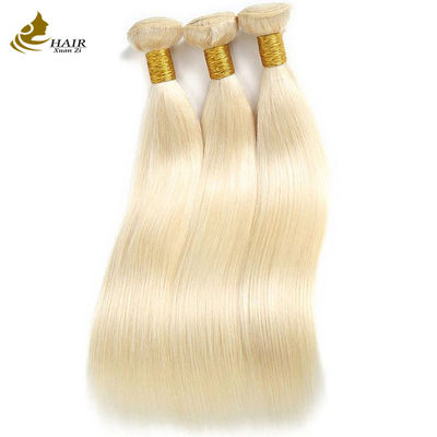 613 Bionda 100% capelli umani estensione vergine fasce rette
