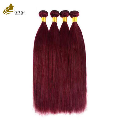 Estensioni 99J Vinicolato Burguney Colore Fasci di capelli umani