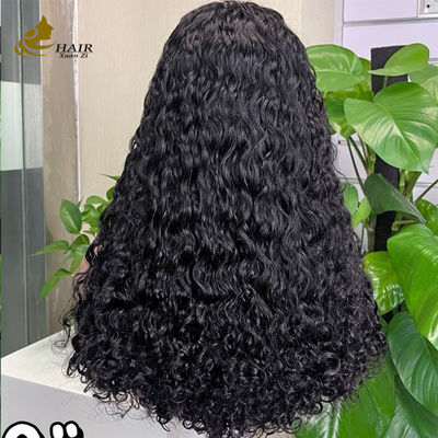 5*5 senza adesivo trasparente di pizzo Fronte capelli umani naturali senza adesivo Top di seta full pizzo parrucca