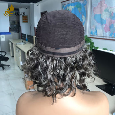 Gery personalizzato 5*5 HD Body Wave Glueless Silk Top Full Lace Wig