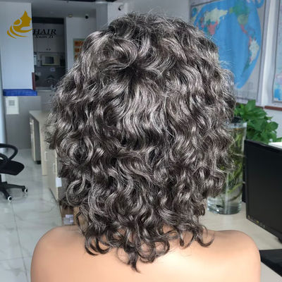 Gery personalizzato 5*5 HD Body Wave Glueless Silk Top Full Lace Wig