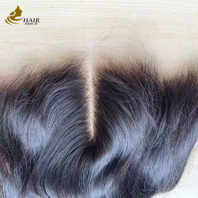 Popular Floating Buckle Natural Hairline Chiusura a pizzo per capelli umani