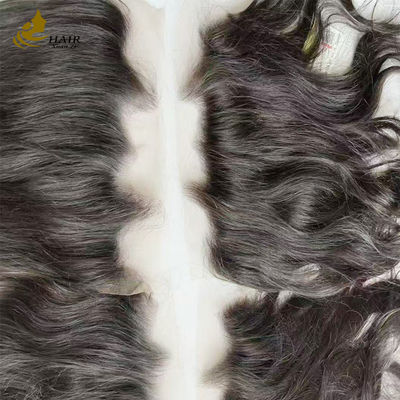 Linea di capelli a forma di M Chiusura in pizzo per capelli umani personalizzata