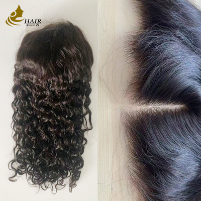 Parrucca Full Lace Glueless HD 13*6 con onde d'acqua nere naturali da 20 pollici, densità 250%, con attaccatura dei capelli naturale
