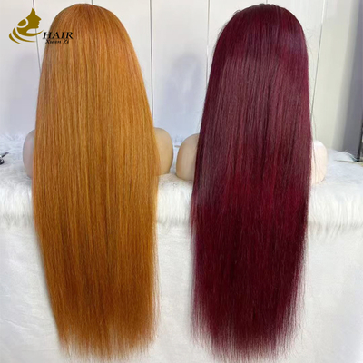 Parrucca in pizzo con capelli umani vergini, multi-stile e colori