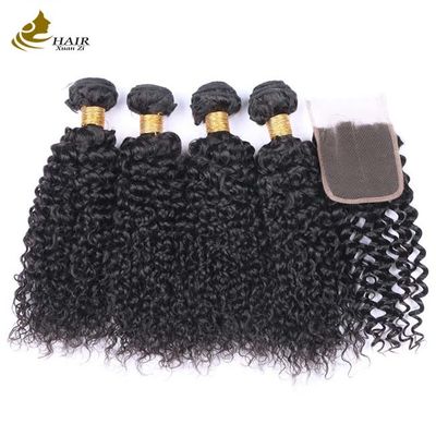 Curly Remy Braziliano Capelli Umani Afro Kinky Weave