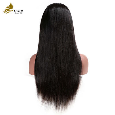 Frontale capelli umani pizzo parrucca dritta 100% vergine peruviano