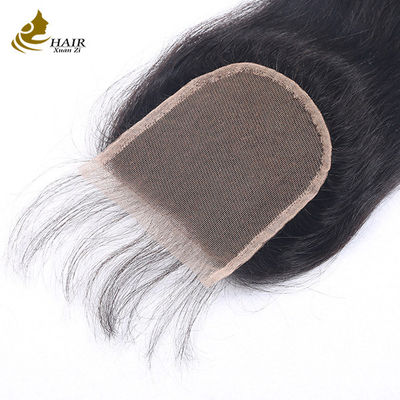100% Remy HD Frontale Capelli Umani Pizzo Chiusura Onda Libera