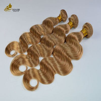 Corpo Ombra ondulata Ombra ricci Estensioni colore marrone Capelli tessuti