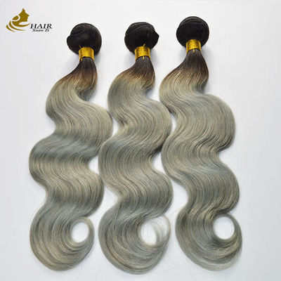 Capelli da ombra brasiliani personalizzati 24 pollici estensioni di capelli fasci di tessuto