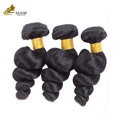 Natural Black Virgin Human Hair Bundles 100% Remy Wave naturale