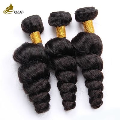 Brasile Vergine Capelli Umani Tessuto Tessuto Fusioni Loose Wave
